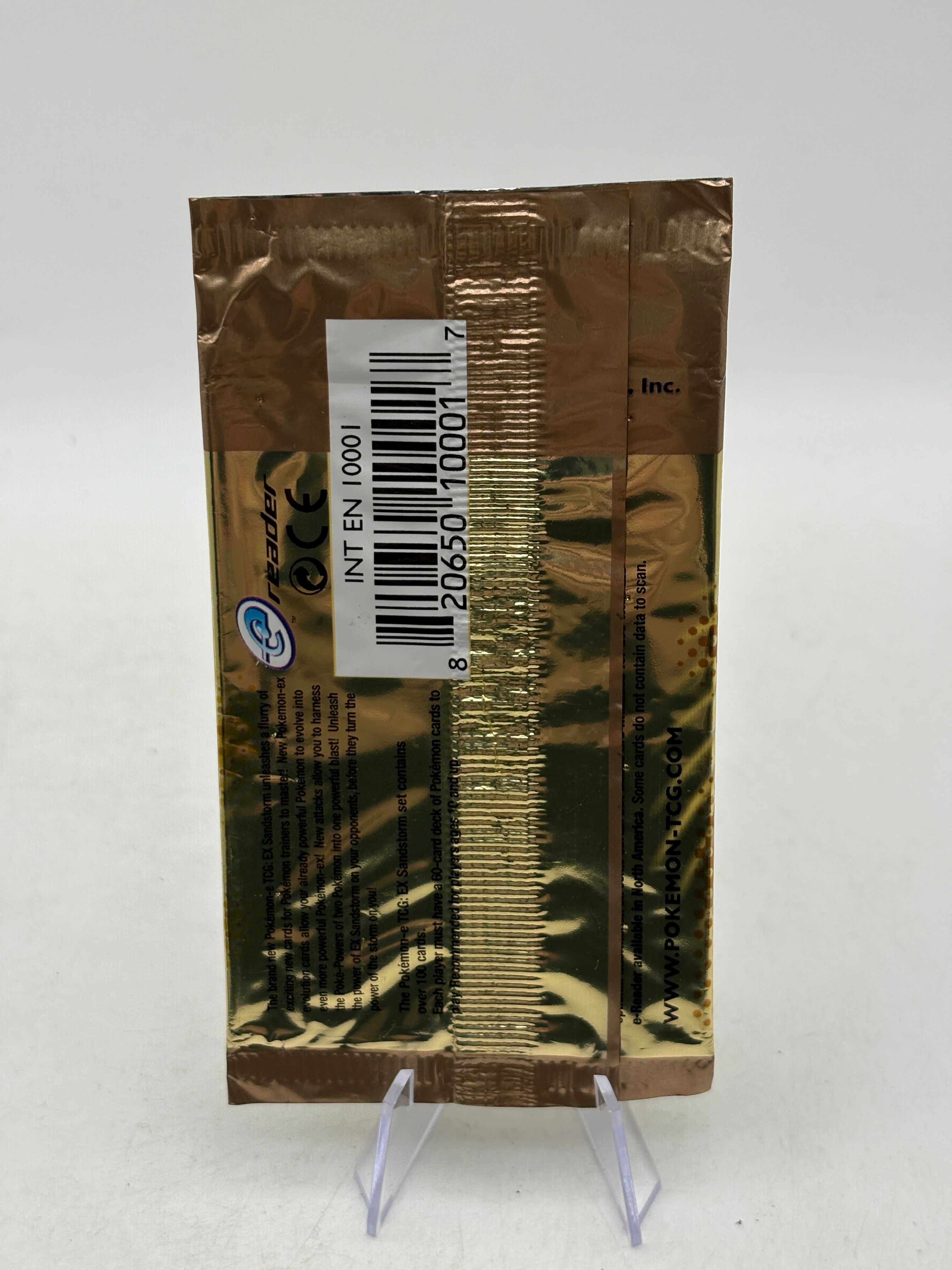 Pokemon TCG Ex Sandstorm EMPTY Dusclops Booster Pack OPEN FRENLY BRICKS - Open 7 Days